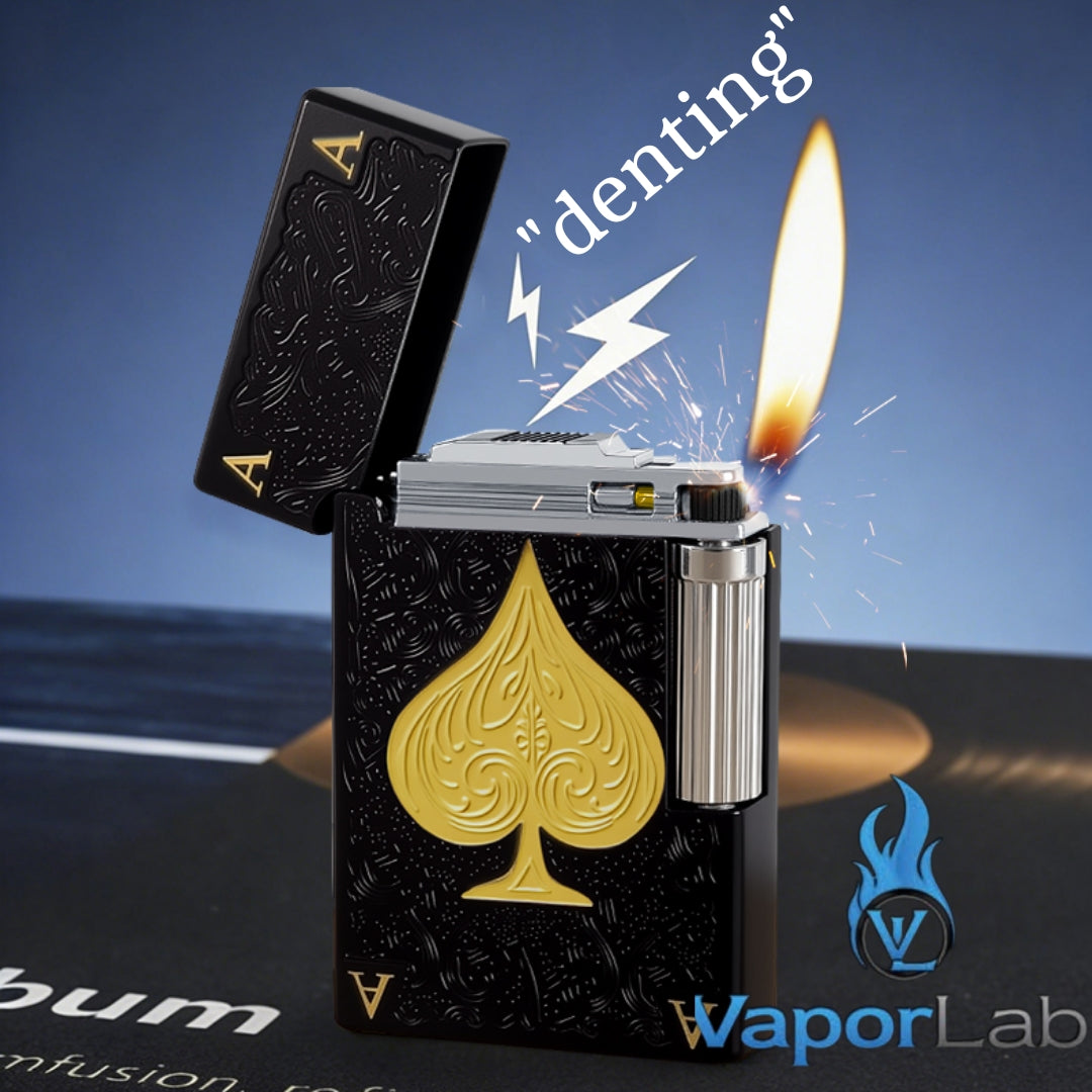 korek api ukiran classic gesek roda ada denting vintage refillable gas lighter DIKANG dapat diisi ulang model dupon