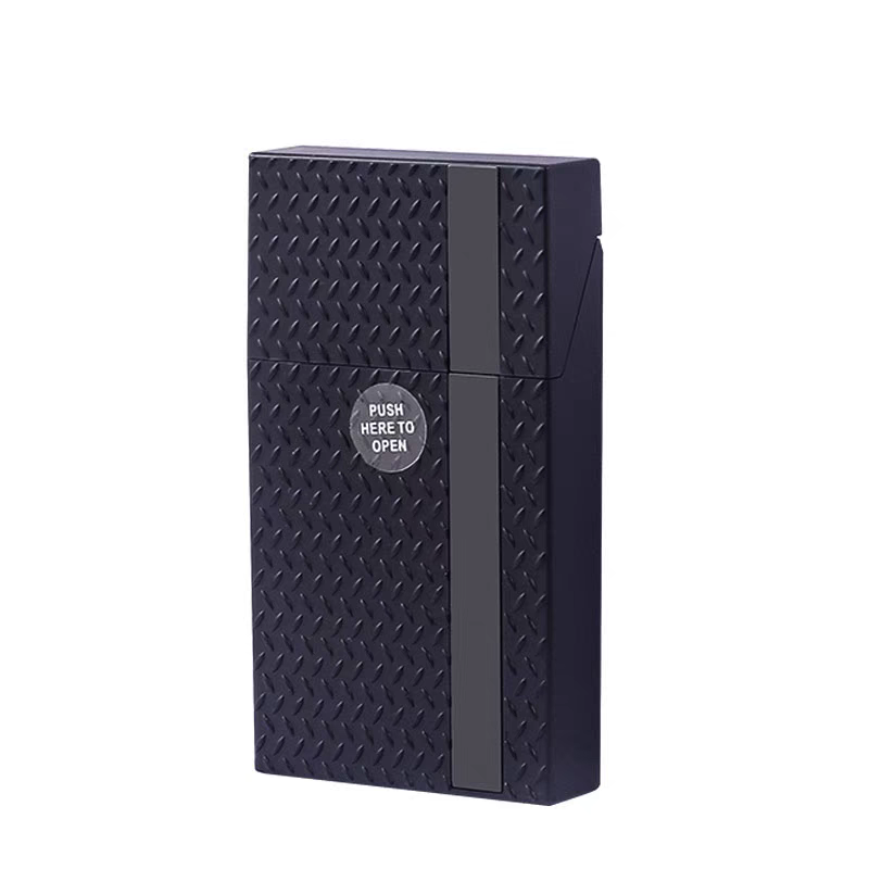 kotak tempat simpan rokok universal all size auto spring open cigarette case material plastik tebal exclusive