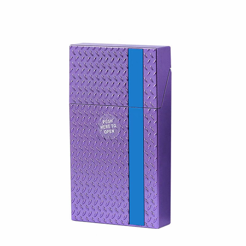 kotak tempat simpan rokok universal all size auto spring open cigarette case material plastik tebal exclusive