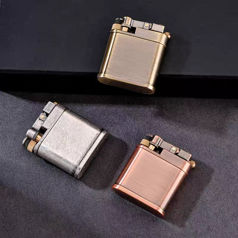 korek api classic sumbu kapas minyak vintage kerosene retro oil lighter original CHIEF 311 gift box full brass