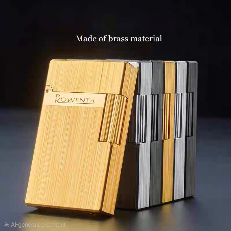korek api pakai refill minyak sumbu classic roda ada denting ROWENTA original brass vintage classic oil kerosene lighter R10 with crisp sound