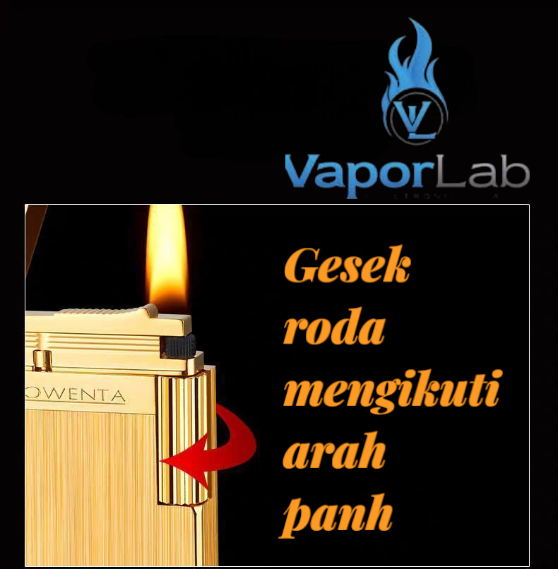 korek api pakai refill minyak sumbu classic roda ada denting ROWENTA original brass vintage classic oil kerosene lighter R10 with crisp sound