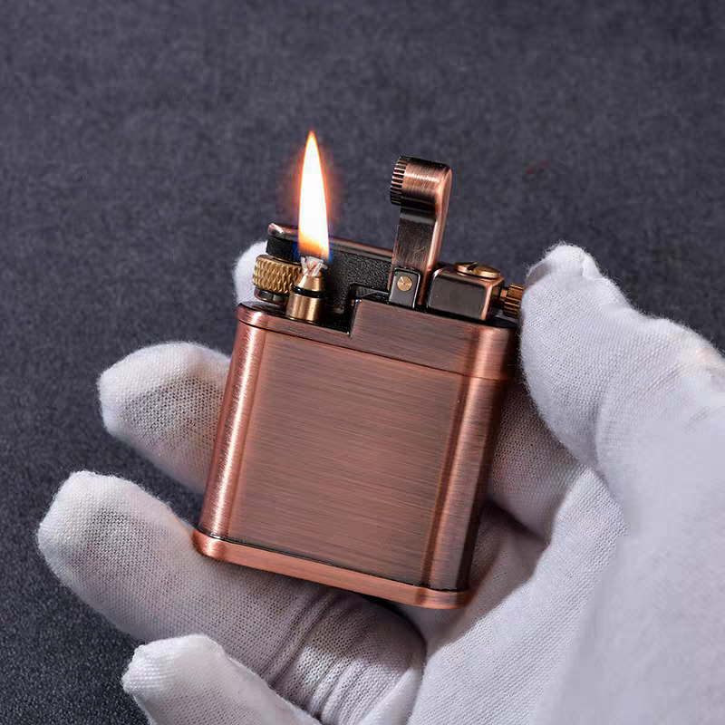 korek api classic sumbu kapas minyak vintage kerosene retro oil lighter original CHIEF 311 gift box full brass