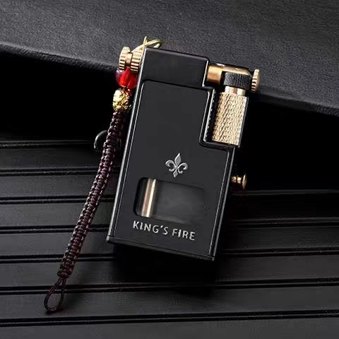 korek api classic sumbu kapas minyak vintage kerosene oil lighter original CHIEF 706 dengan kaca indikator transparant retro