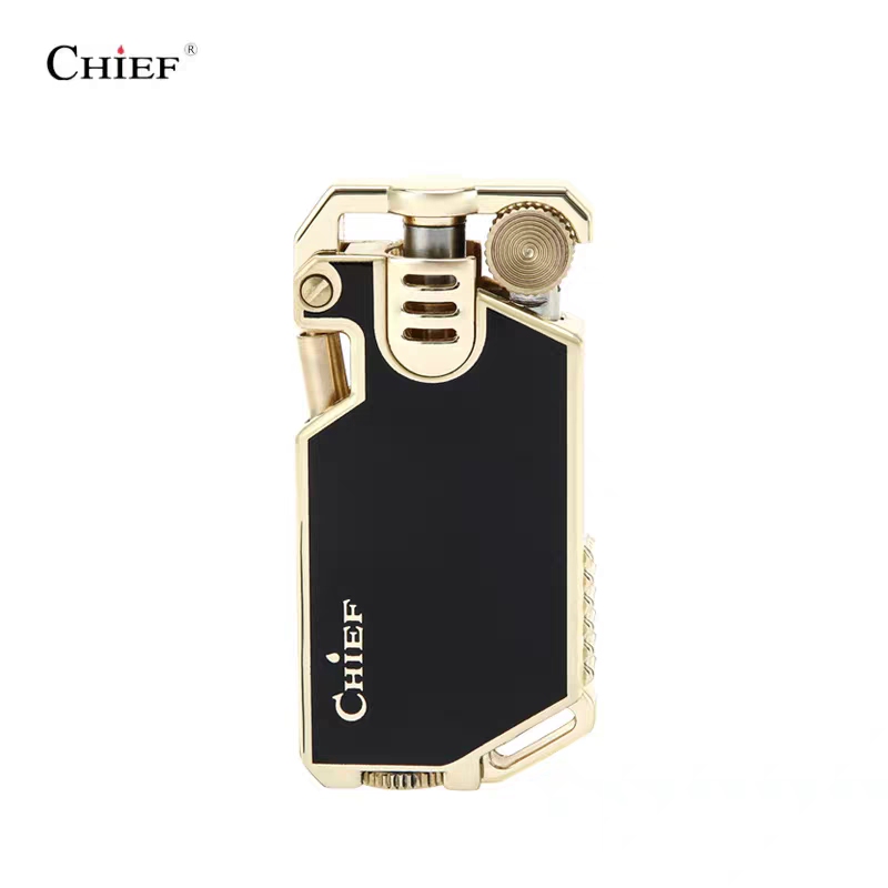 korek api minyak sumbu roda classic vintage CHIEF CF-713 original retro oil kerosene lighter premium quality design