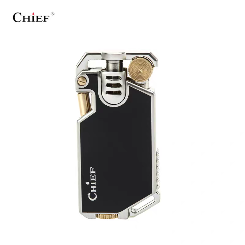 korek api minyak sumbu roda classic vintage CHIEF CF-713 original retro oil kerosene lighter premium quality design