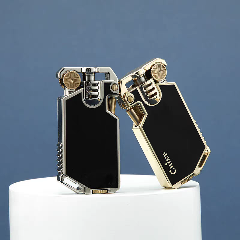 korek api minyak sumbu roda classic vintage CHIEF CF-713 original retro oil kerosene lighter premium quality design