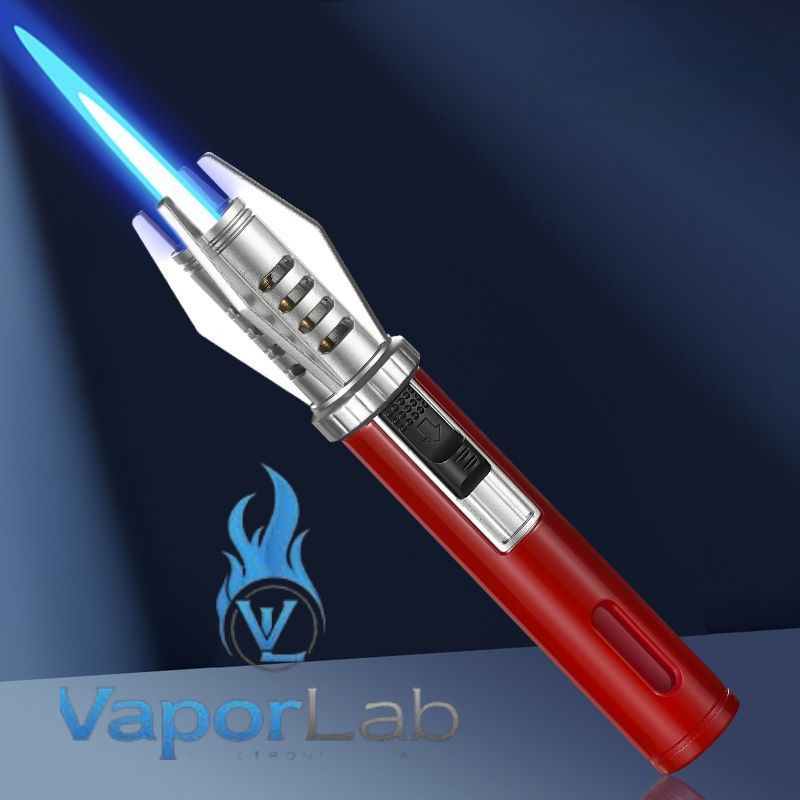 korek api bara las unik model obor mini ada kaca indikator gas refillable jet torch lighter good quality windproof